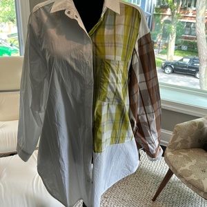 Artsy Blouse with Plaid